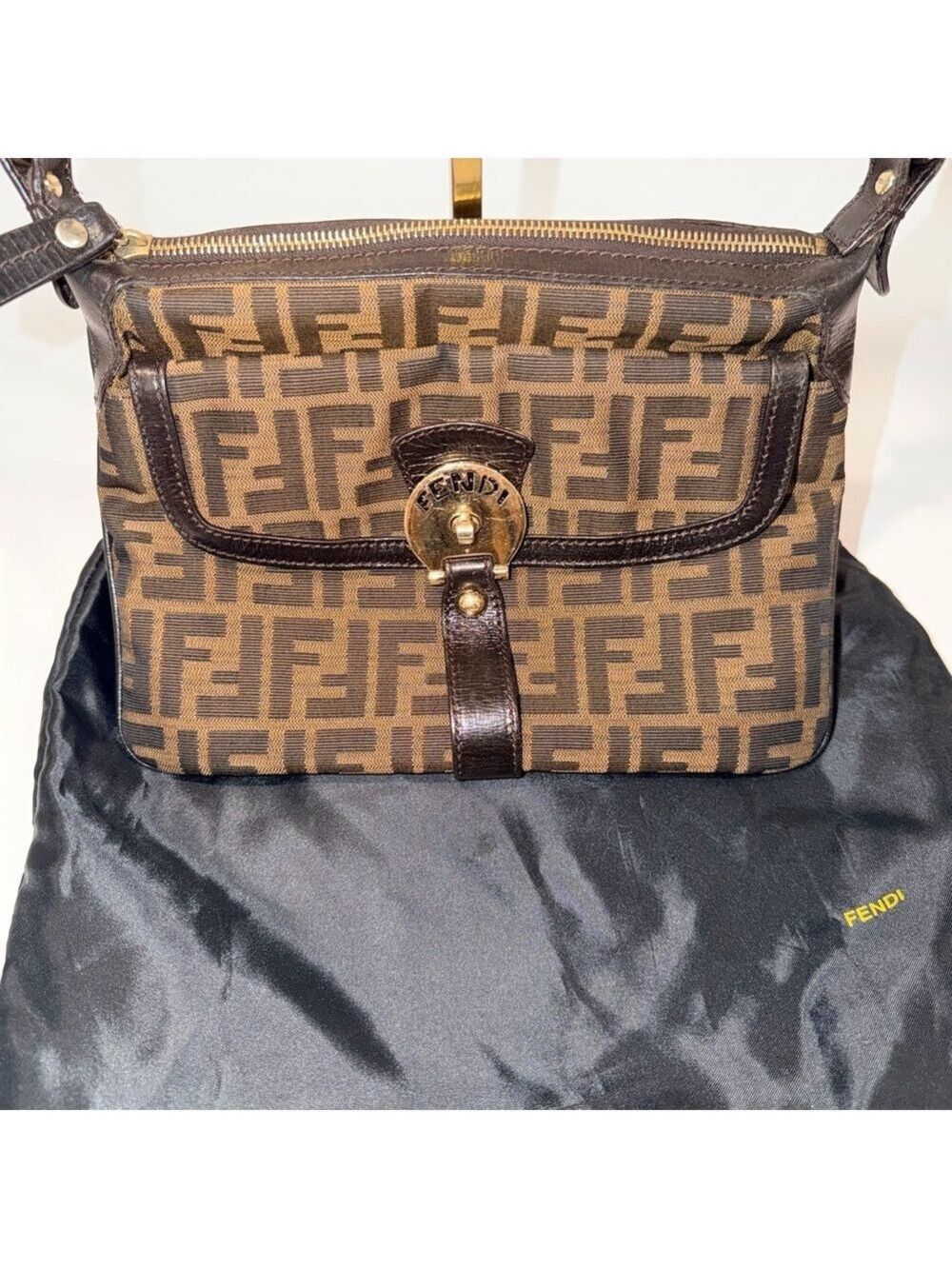 Fendi Chef Zip Crossbody Bag